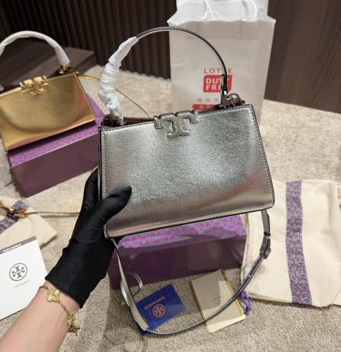 شنطة يد توري بورش ميني فضي