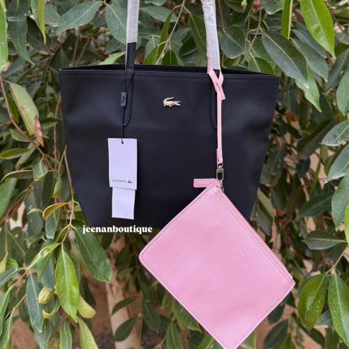 شنطه لاكوست دبل فيس بيبي بينك M