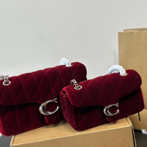 شنطة كتف كوتش مقاس صغير مخملي