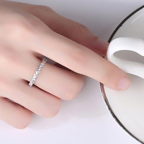 خاتم من الفضة الإسترلينية بتصميم ورق الماركيز (فضة...