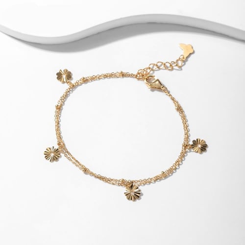 سوار تشارم زهرة الذهب (فضة إسترليني 925)