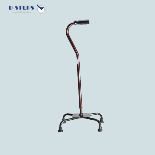 عكاز بقاعدة رباعية الأرجل