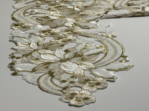 رنر طاولة ذهبي ملكي (154*20) cm