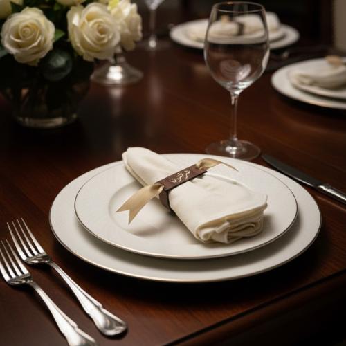 خاتم منديل خشبي شرفتونا او هني و عافيه