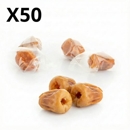 بكج سكري مفتل ملكي مغلف ومنزوع النوى - 40 كرتون +...