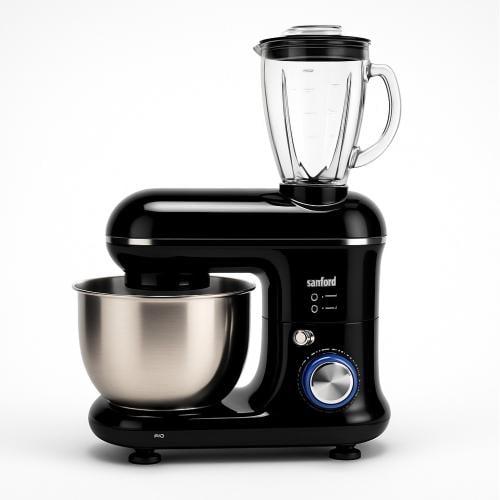 عجانة كهربائية مع خلاط سانفورد 1000 واط 4.5 لتر 6...