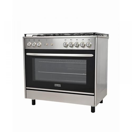 فرن غاز ايطالي جنرال سوبريم 90*60 سم – 5 شعلة