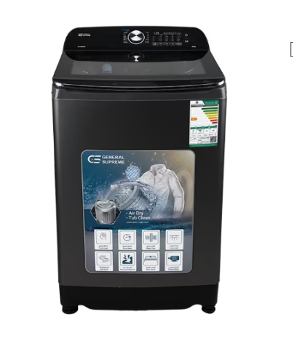 غسالة ملابس علوية جنرال سوبريم 20 كيلو – 10 برنامج
