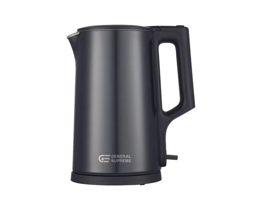 غلاية ماء كهربائية جنرال سوبريم 1.7 لتر – ستيل أسو...