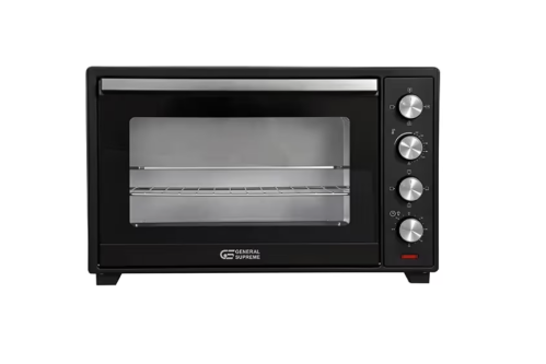 فرن كهربائي 60 لتر جنرال سوبريم 2000 وات – أسود