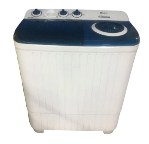 غسالة حوضين سرين 8 كيلو – أبيض