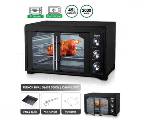 فرن كهربائي سانفورد 45 لتر 2000 واط SF3609EO
