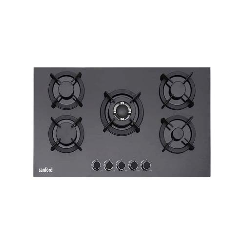 فرن سطح سانفورد 5 عيون غاز زجاج مفاتيح امامية SF54...