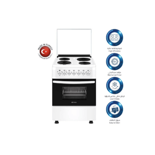 فرن كهربائي اربع عيون جنرال سوبريم 50×55 سم - تركي
