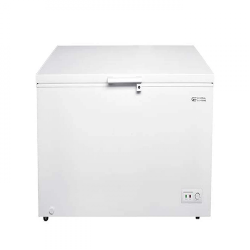 فريزر افقي جنرال سوبريم 11 قدم تجميد سريع - أبيض