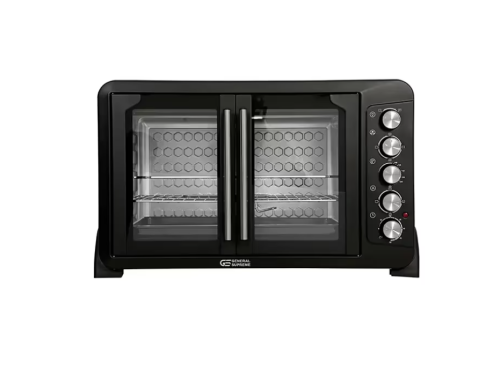 فرن كهربائي اسود جنرال سوبريم 2800 وات 100 لتر -با...