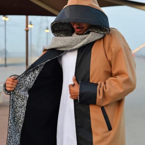 فروه دبل فيس مع شال_هدايا الشتاء_متجر النرجس