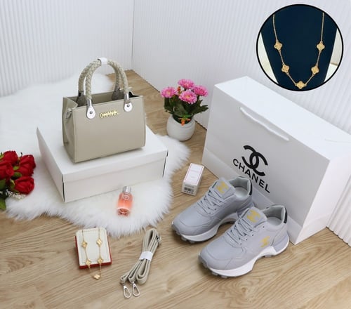 طقم نسائي شنطة مع شوز فاخر