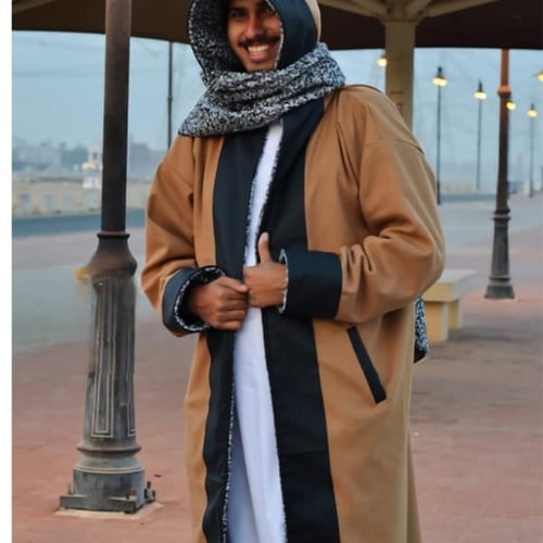 فروه دبل فيس مع شال_هدايا الشتاء_متجر النرجس