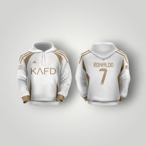 بلوفر النصر الأبيض الجديد 2025تصميم ملكي يجسد أناق...