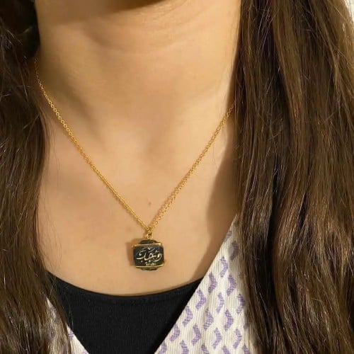 سلسال نسائي ملكي فاخر بالاسم فضه خام عيار925