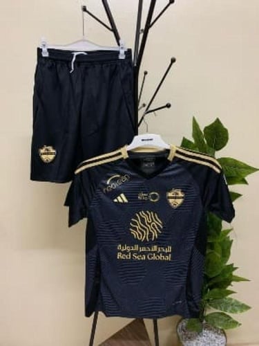 طقم نادي الاهلي السعودي الثالث لون اسود