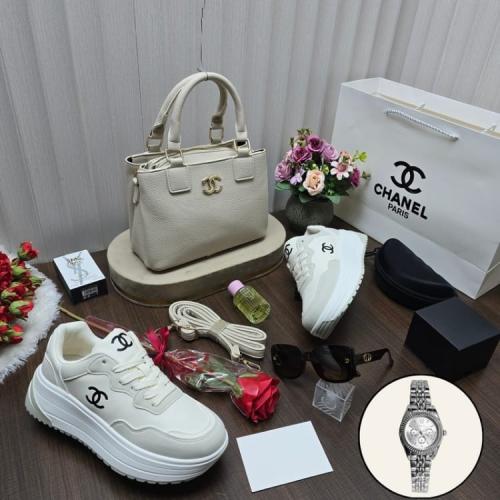 طقم فاخر للنساء | أناقة متكاملة من شنطة لحذاء