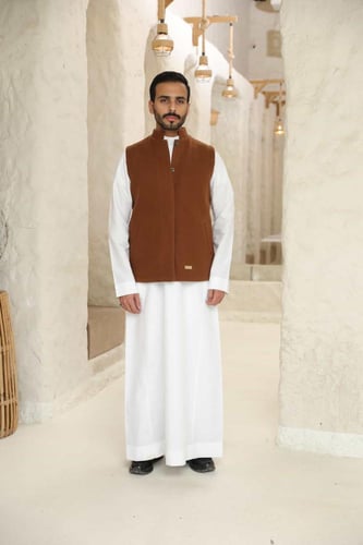 سديري رجالي لون جملي شتوي