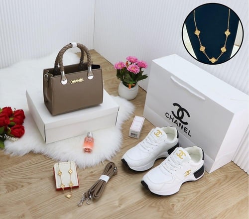 طقم نسائي شنطة مع شوز فاخر