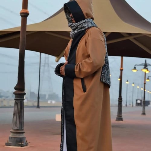 فروه دبل فيس مع شال_هدايا الشتاء_متجر النرجس