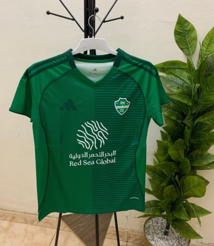 تيشيرت نادي الأهلي السعودي الاخضر2026 | إصدار المو...