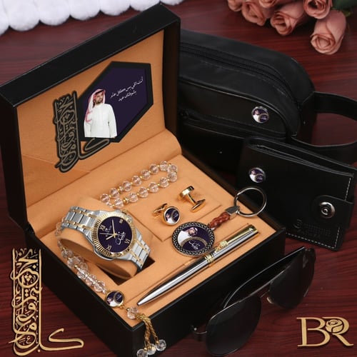 اطقم ساعات رجالي تصميم الاسم والصوره حسب الطلب