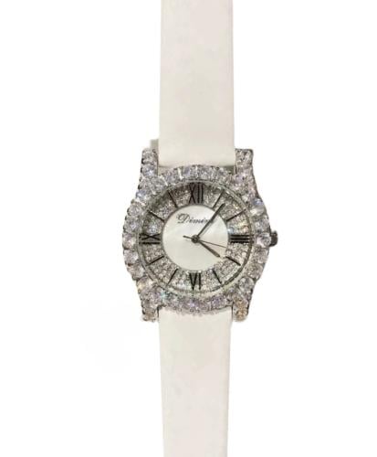 Vanessa strap watch white