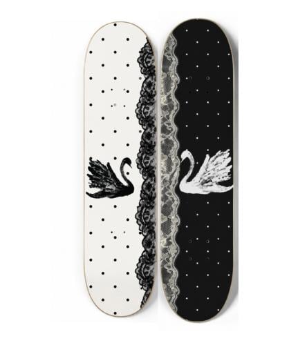 Noir & Ivory Swan