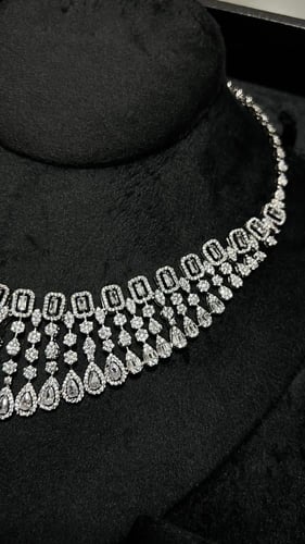 طقم مشابه للألماس تصميم وقفل ألماس وزن ثقيل