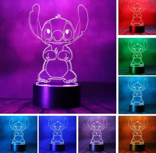 اضاءة ستيتش 3Dمتعدد الألوان