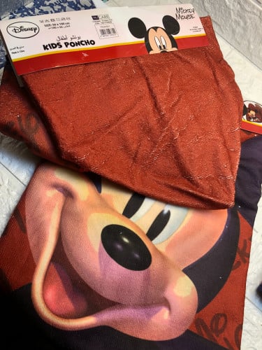 منشفة بونشو ميكي اطفال