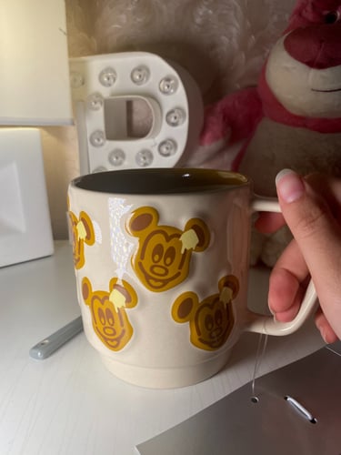 كوب ميكي بانكيك مع الملعقة