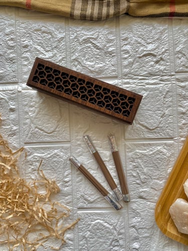 مبخرة خشب الحجم الوسط