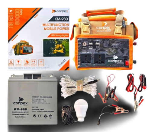 بطارية مع محول 80000MAH موديل KM-980