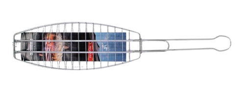 شبك شوي سمك مقبض حديد