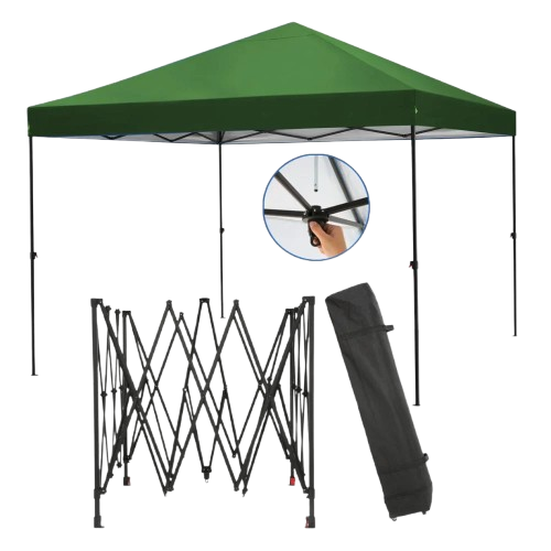 مظلة 3x3 قابلة للطي مع شنطة حمل + رواق اضافي