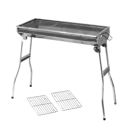 منقل استنلس كبير قابلة للطي (ارتفاع 70 سم)