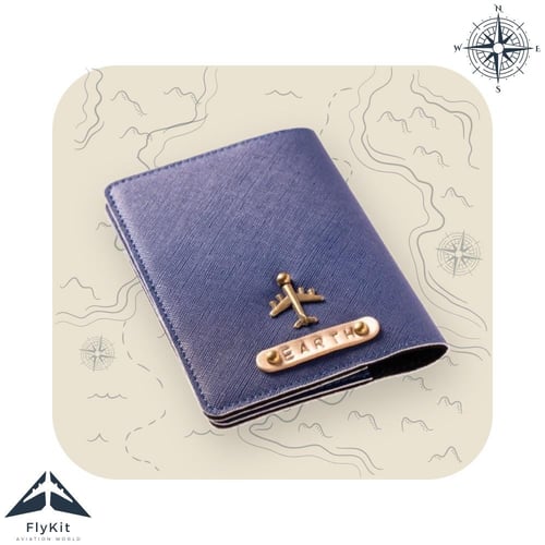 كفر جواز السفر جلد كحلي