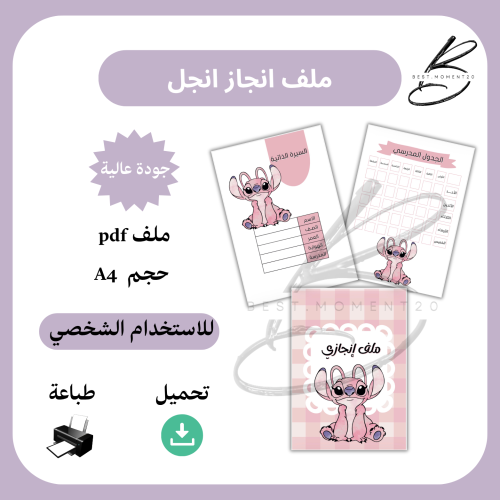 ملف انجاز انجل