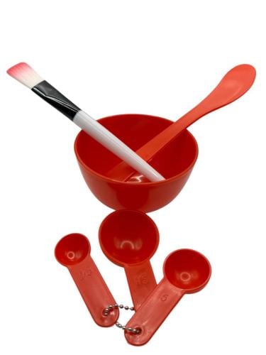 طقم أدوات خلط القناع 4 في 1