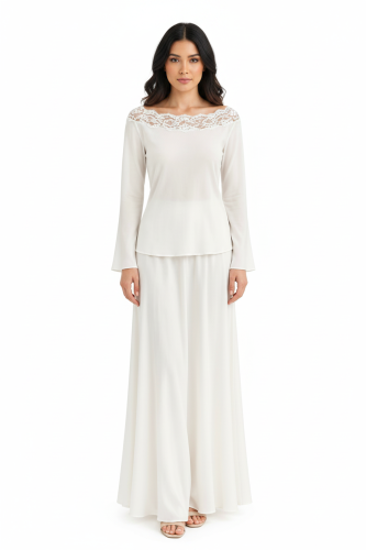 WHITE LINEN SET