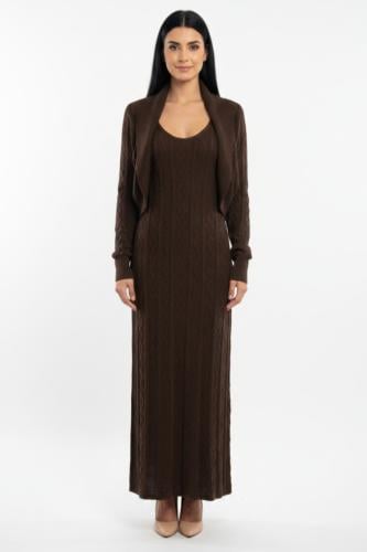 BROWN DRESS SET