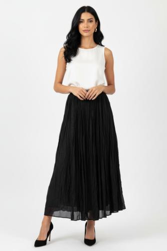 BLACK MAXI SKIRT