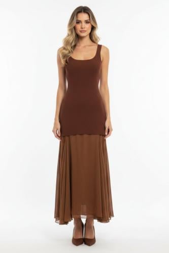 Luna Brown Dress